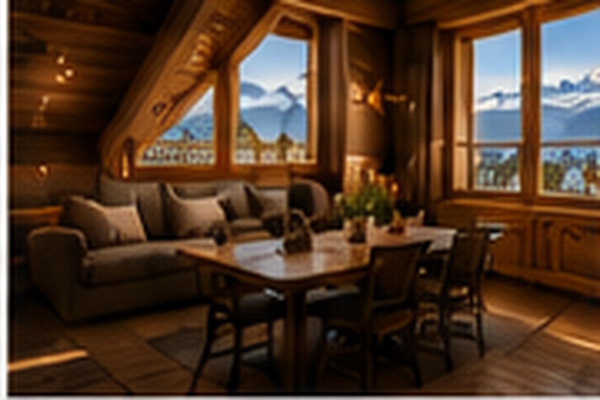 Representative traditional Alpine interior — not a specific property