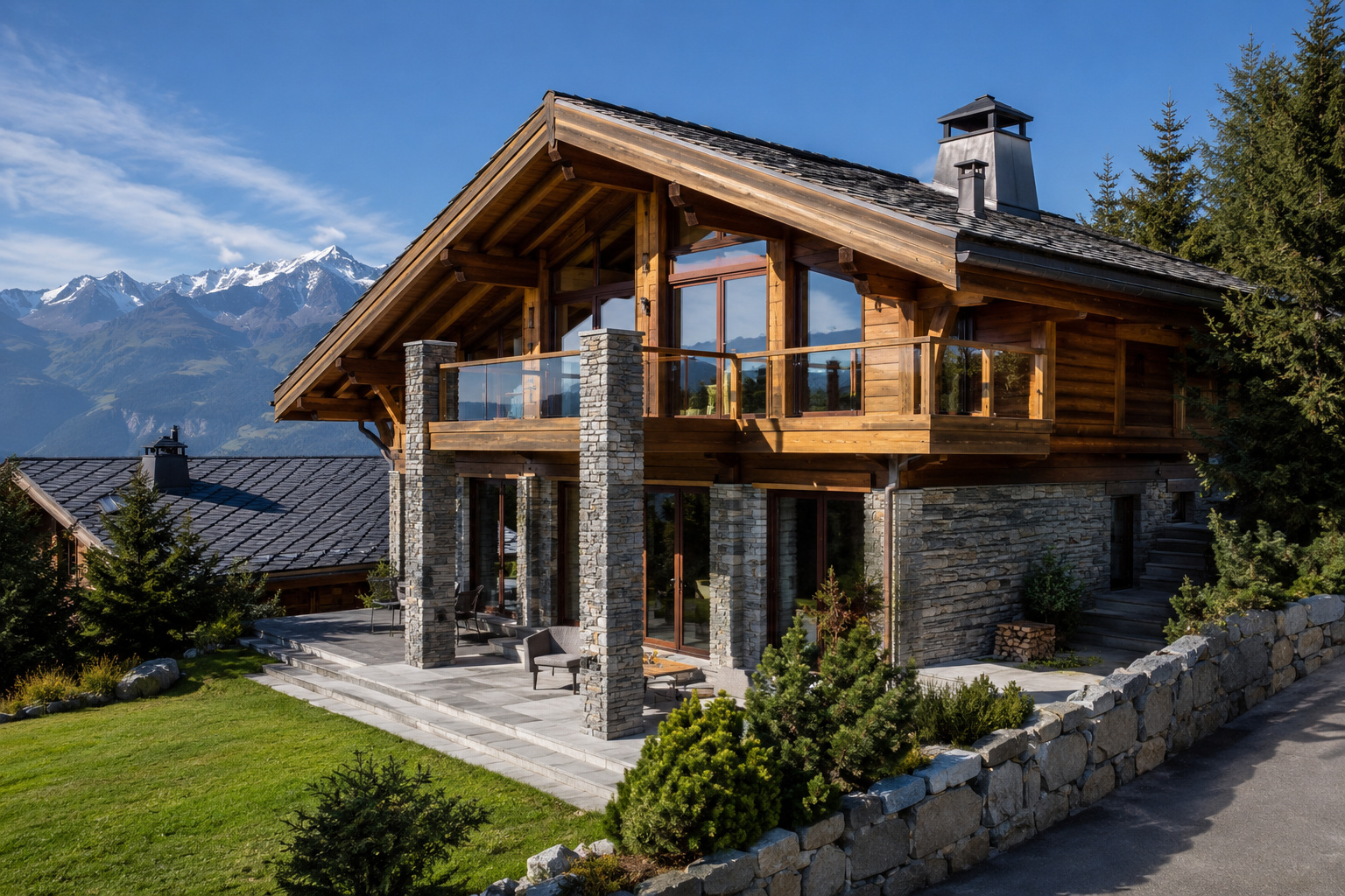 Representatief kwalitatief Alpenchalet voor een Nendaz-zoektocht rond CHF 3 miljoen
